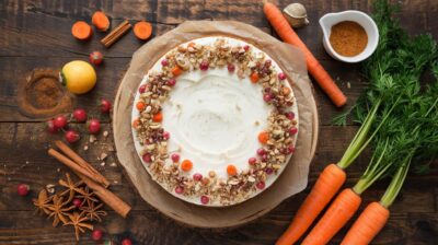 Goûter inoubliable : carrot cake végétalien, moelleux et parfumé