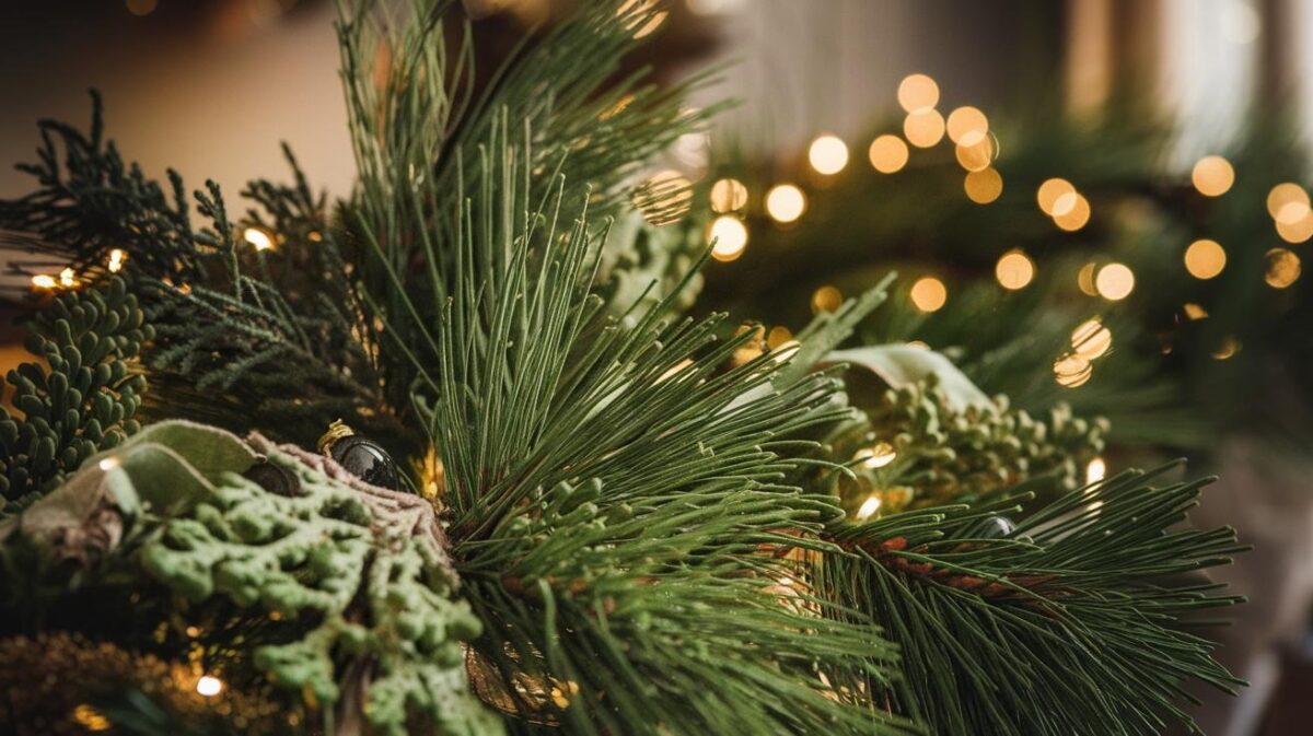 Impressionnez vos invités avec des décorations de Noël en branches de sapin originales