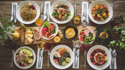 Inspiration nordique : smörgåsbord végétalien, un festin de saveurs