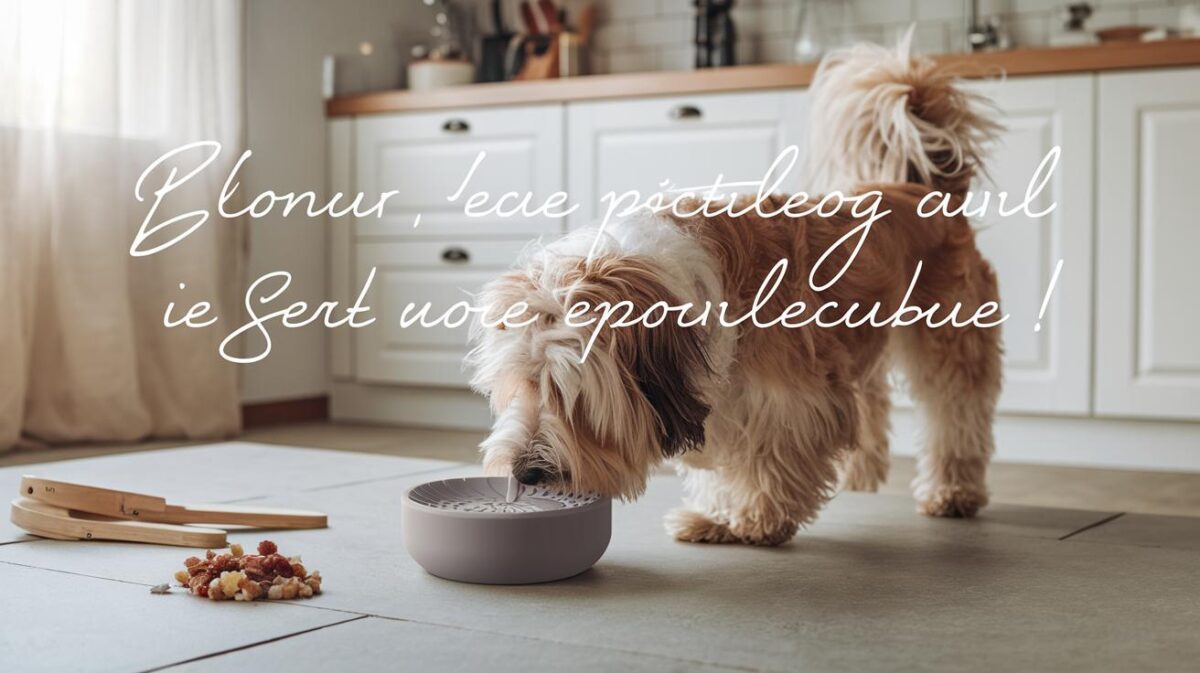 La gamelle innovante qui encourage votre chien à prendre son temps pour manger