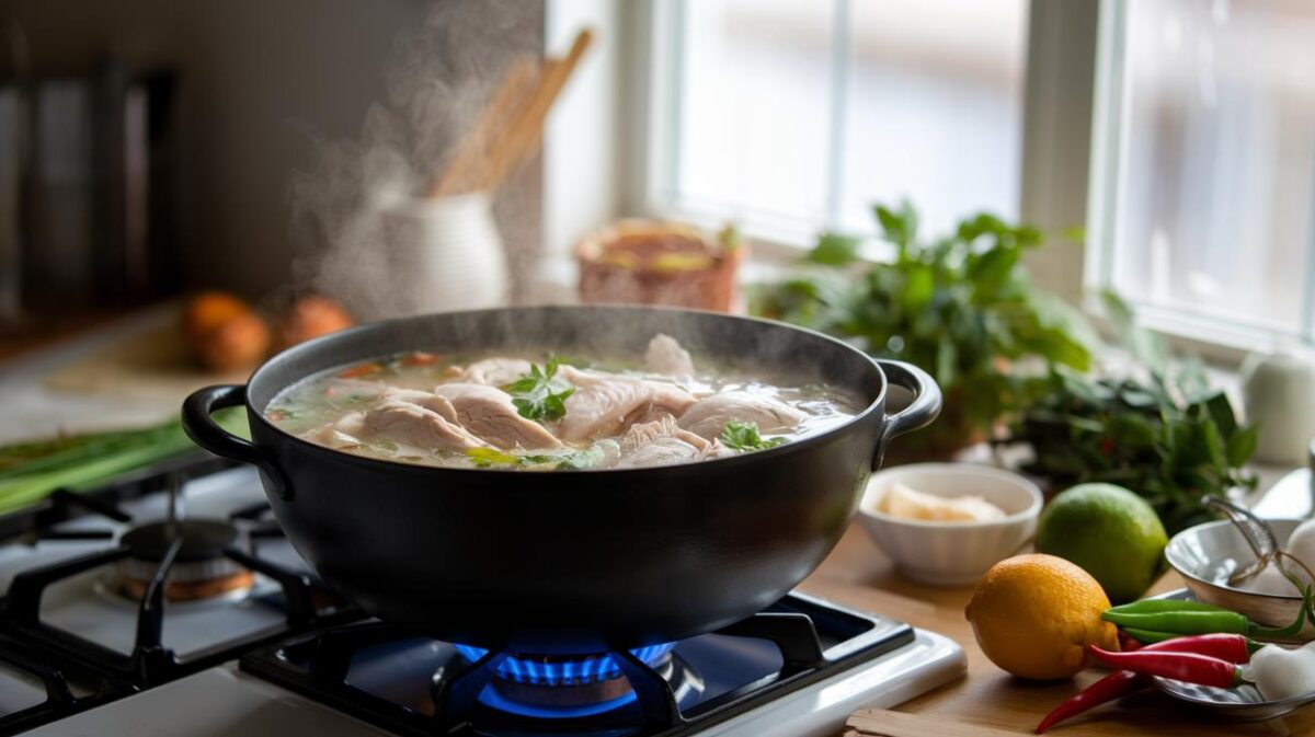 La meilleure façon de préparer une soupe Pho à la poule chez vous