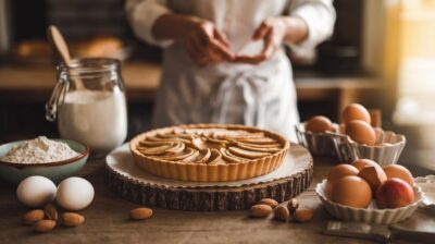 Les essentiels de la pâtisserie : préparez une tarte aux pommes à l'amande