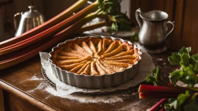 Les secrets du clafoutis à la rhubarbe : découvrez comment cette recette simple peut transformer votre table de printemps