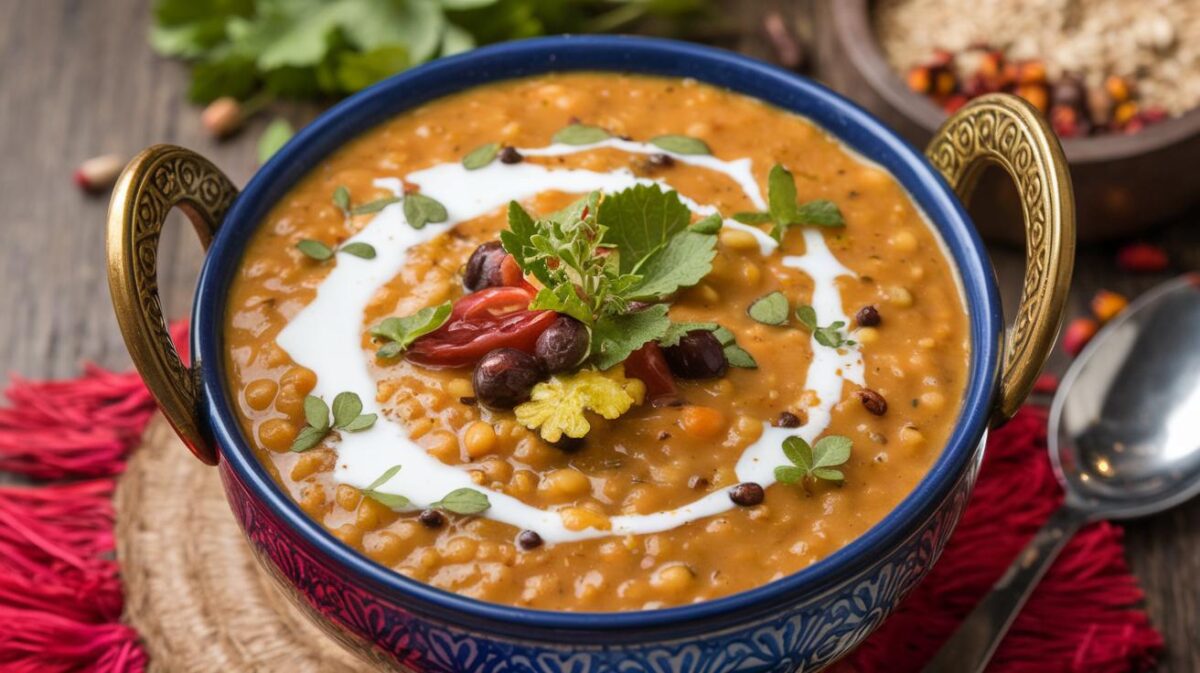 Magie des épices : dahl de lentilles corail, trésor végétalien de l'Inde