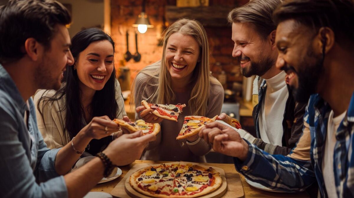 Moment de partage : pizza végétalienne à la pâte de chou-fleur, révolution gourmande