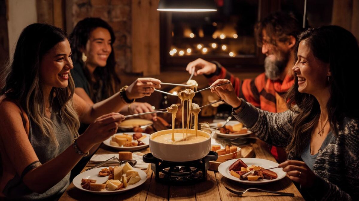 Passion partagée : fondue végétalienne aux fromages de noix, convivialité garantie