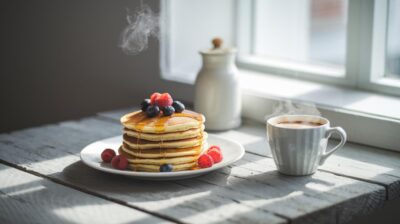 Préparez une recette facile de pancakes végétaliens pour le petit-déjeuner