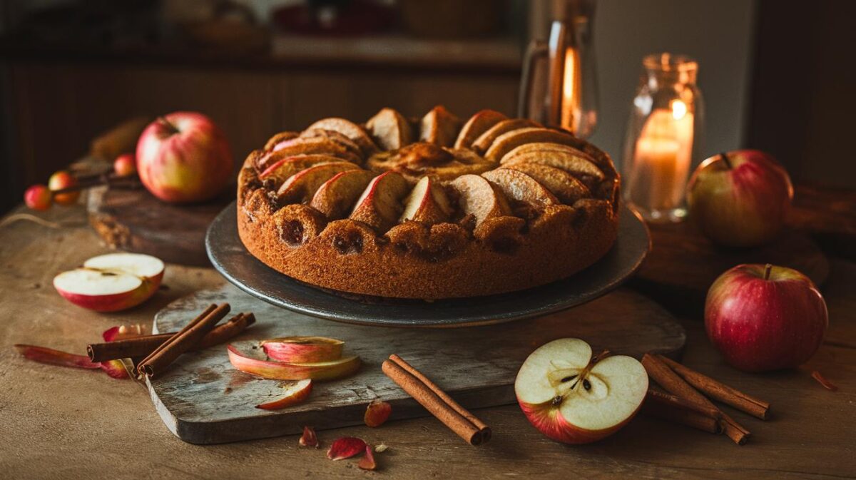 Recette anti-gaspi : gâteau aux pommes avec des fruits flétris