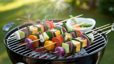 Recette facile de brochettes végétaliennes pour votre barbecue d'été