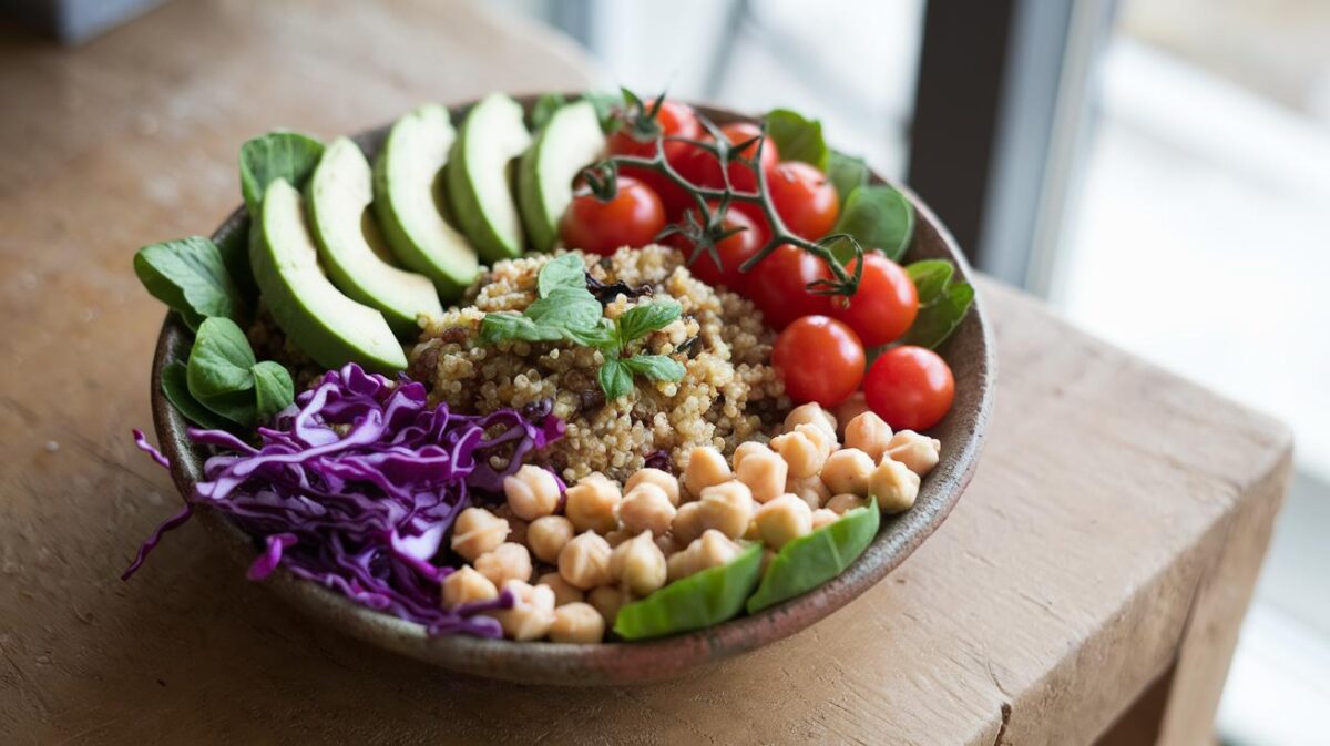 Recette facile de Buddha bowl végétalien pour un déjeuner complet