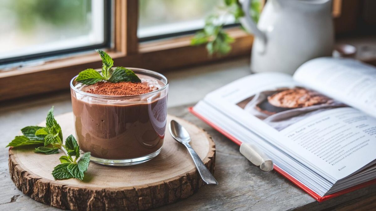 Recette facile de mousse au chocolat végétalienne en 5 minutes