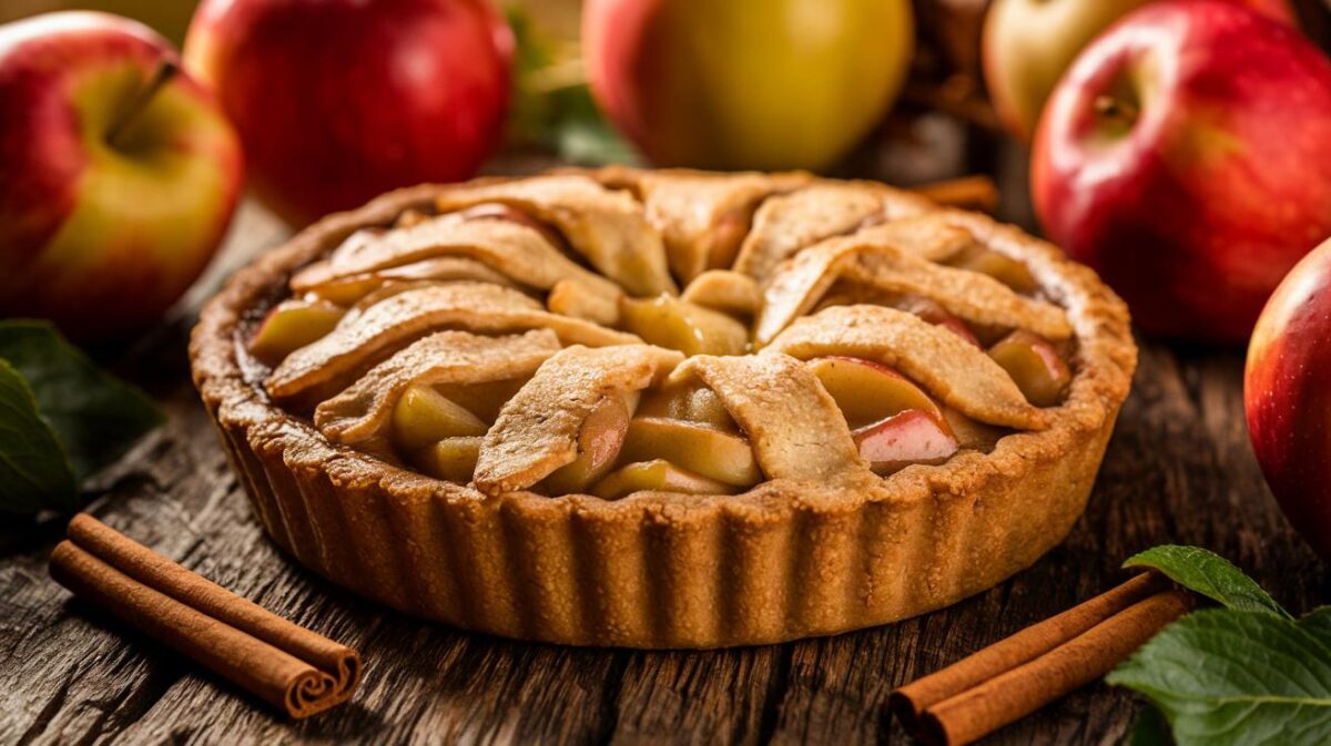 Recette facile de tarte aux pommes végétalienne pour les gourmands