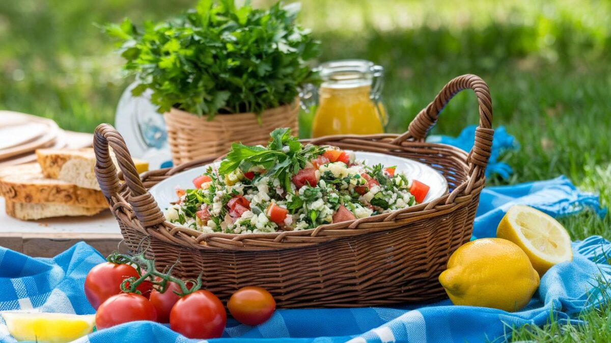 Recette facile et express de taboulé végétalien pour un pique-nique