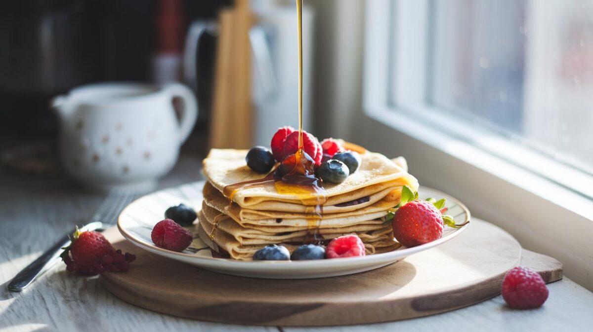 Recette facile et gourmande de crêpes végétaliennes pour le brunch