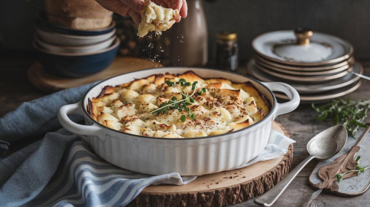 Réconfort d'hiver : gratin dauphinois végétalien, la tradition revisitée