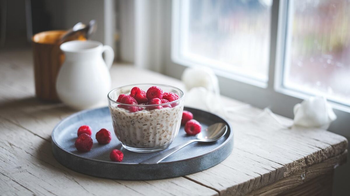 Redécouvrez vos matins avec une recette simple d'overnight oats aux fruits rouges qui transformera votre routine