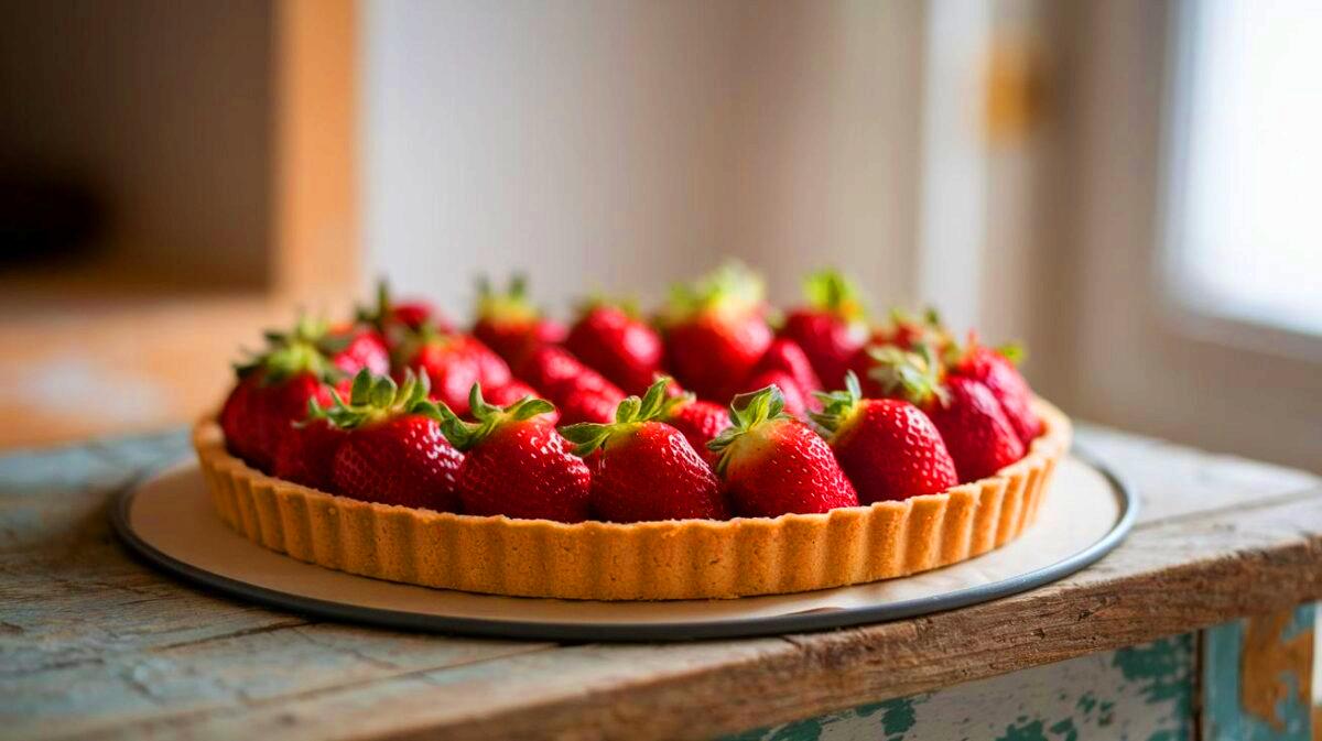 Revivez les douceurs de votre enfance avec cette tarte aux fraises simplissime