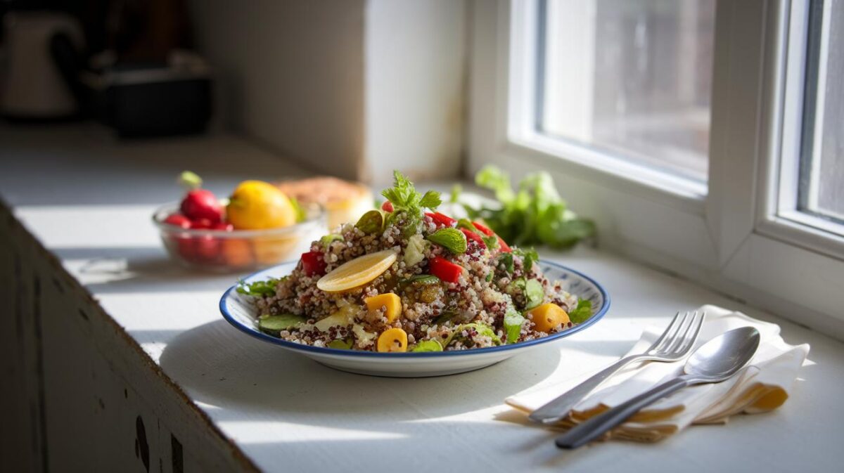 Salade de quinoa arc-en-ciel, votre nouvelle recette facile préférée