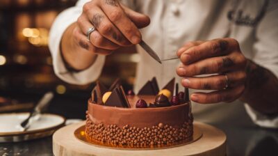 Techniques de pâtisserie: bûche au chocolat avec Ludo