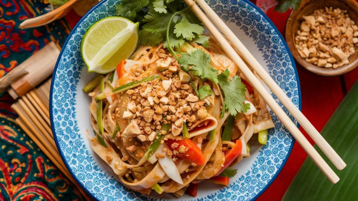 Tour du monde : pad thaï végétalien, un classique thaïlandais revisité