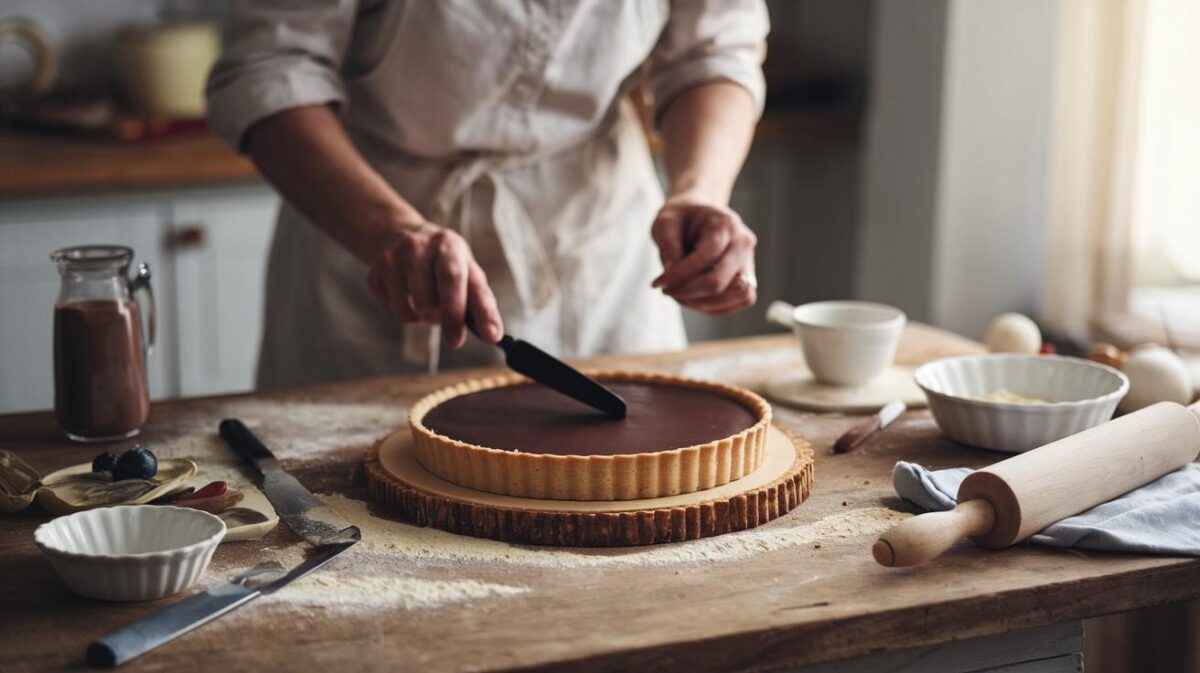 Transformez votre cuisine en atelier pâtisserie avec cette tarte au chocolat