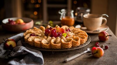 Un dessert croustillant aux fruits de saison qui réchauffe le cœur et l'esprit