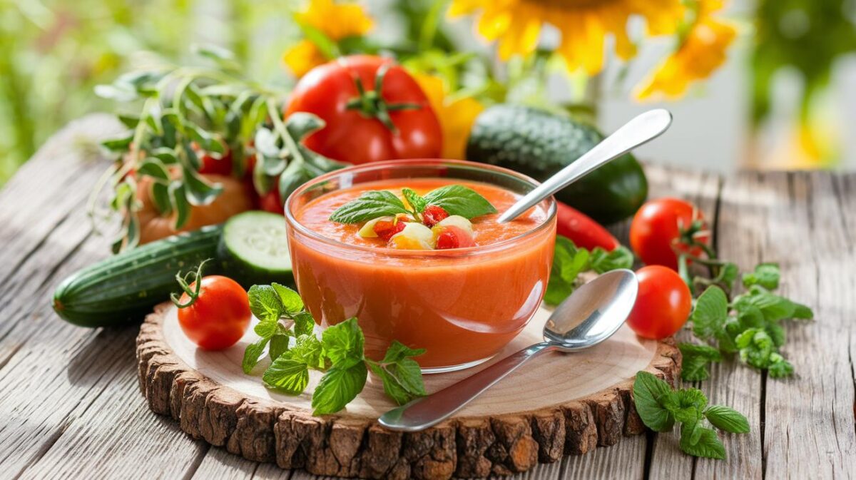 Un gaspacho express pour rafraîchir votre été sans vous ruiner