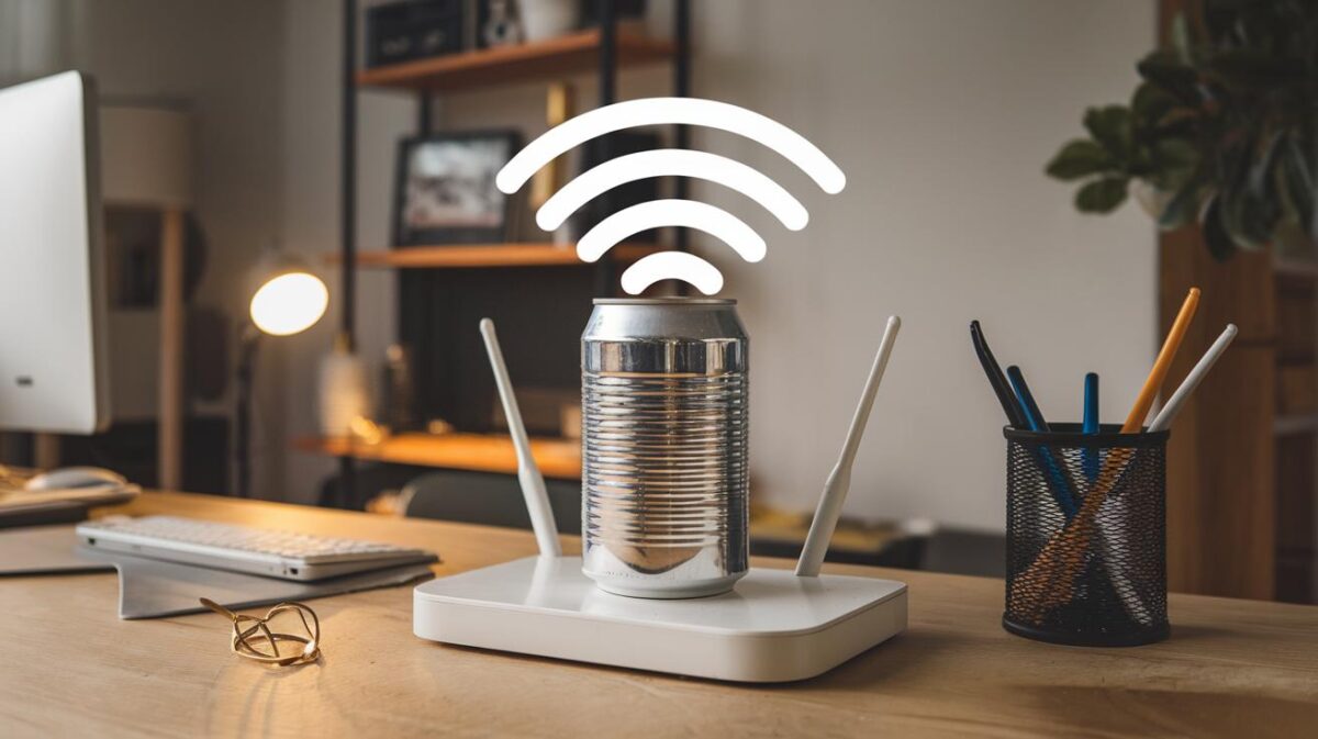 Boostez votre WiFi avec une canette de soda : une astuce simple et efficace pour améliorer votre connexion internet à domicile