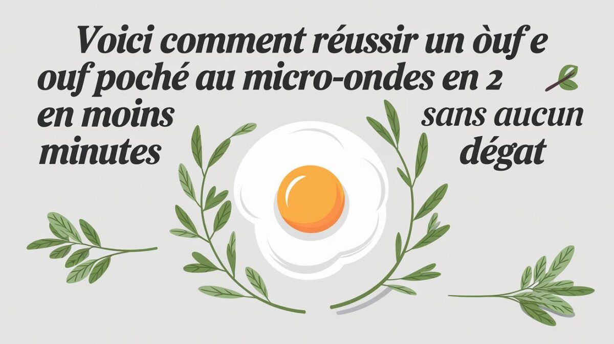 Comment réussir un oeuf poché au micro-ondes en moins de 2 minutes et sans aucun dégât ?