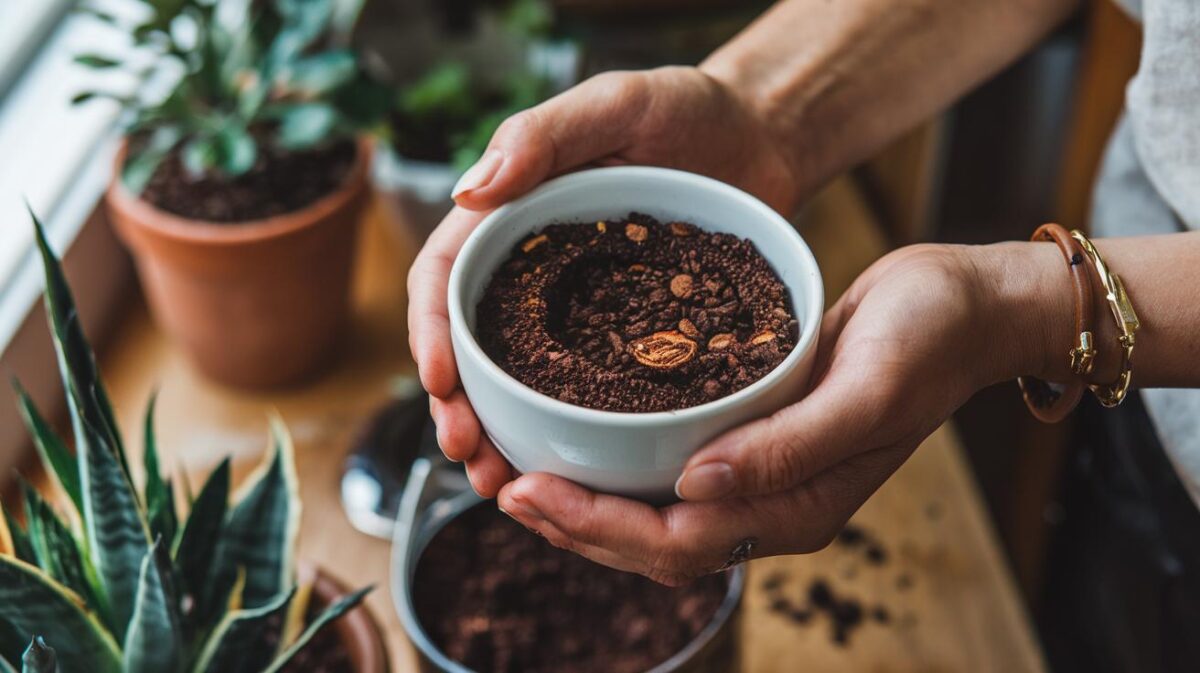 Découvrez 5 astuces surprenantes pour réutiliser le marc de café chez vous et dans votre jardin