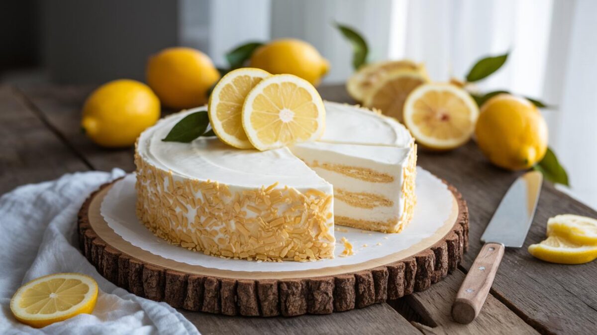 Découvrez cette recette exquise de cake au yaourt et citron sans beurre, parfaite pour satisfaire vos envies sucrées sans culpabilité