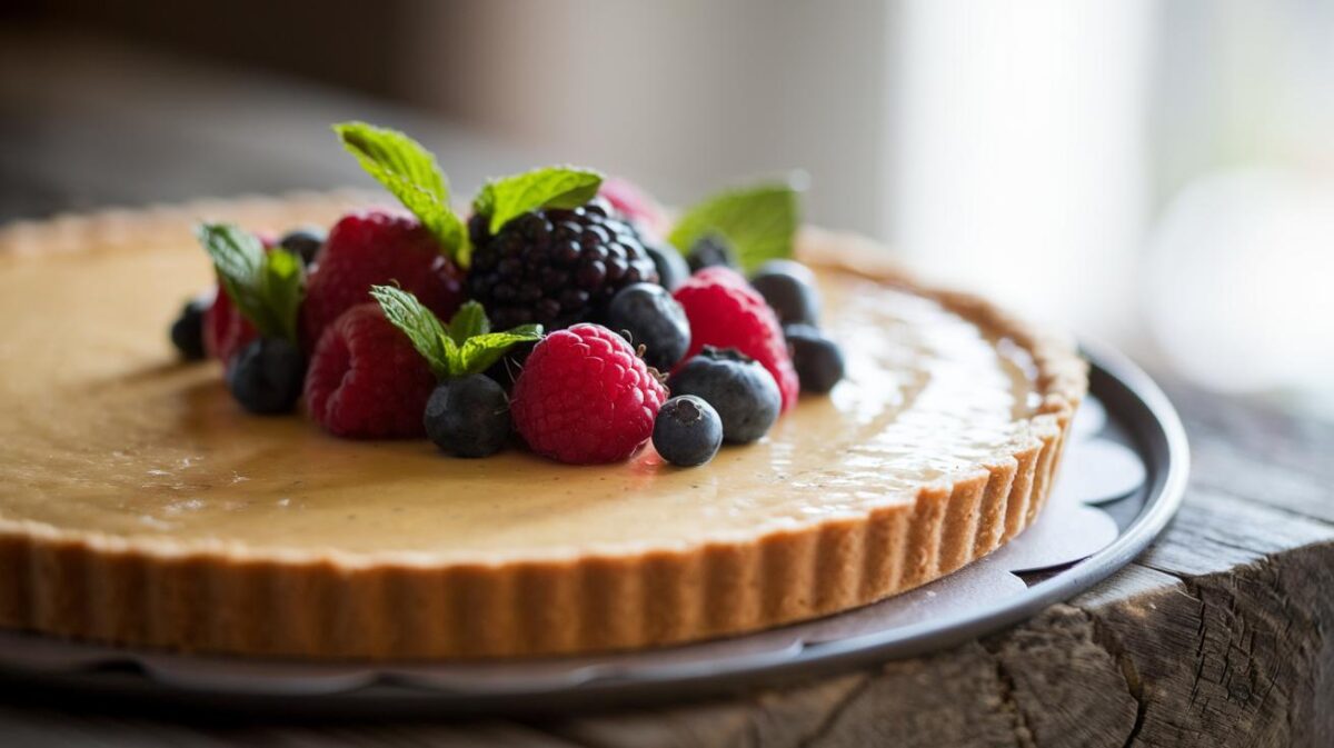 Découvrez comment cette tarte amandine sans pâte réinvente vos desserts légers et savoureux