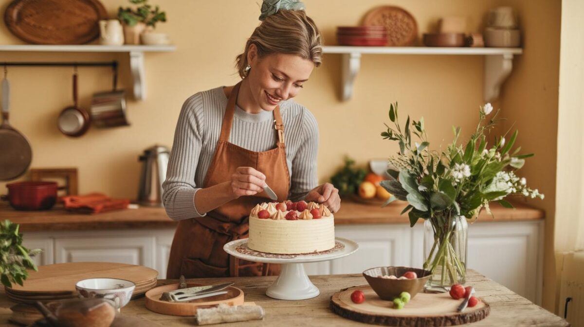 Découvrez comment créer un gâteau au yaourt ultra moelleux avec les astuces uniques de Julie Andrieu