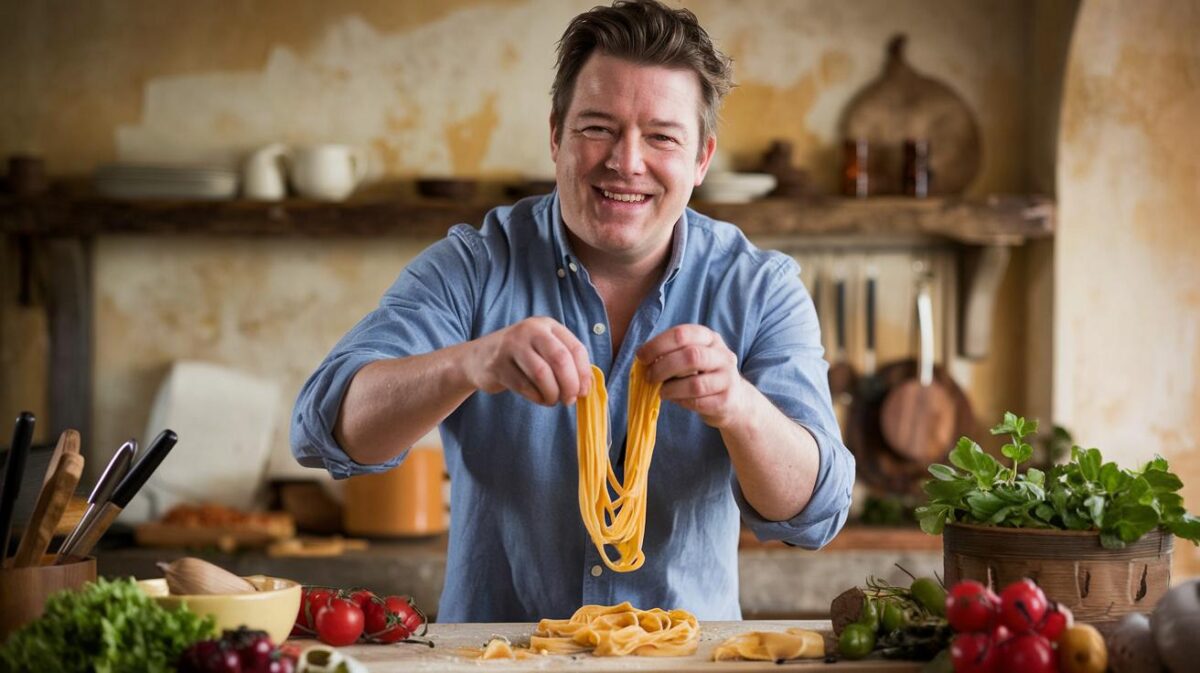 Découvrez comment Jamie Oliver réinvente les pâtes au parmesan pour ravir vos papilles et celles de vos invités