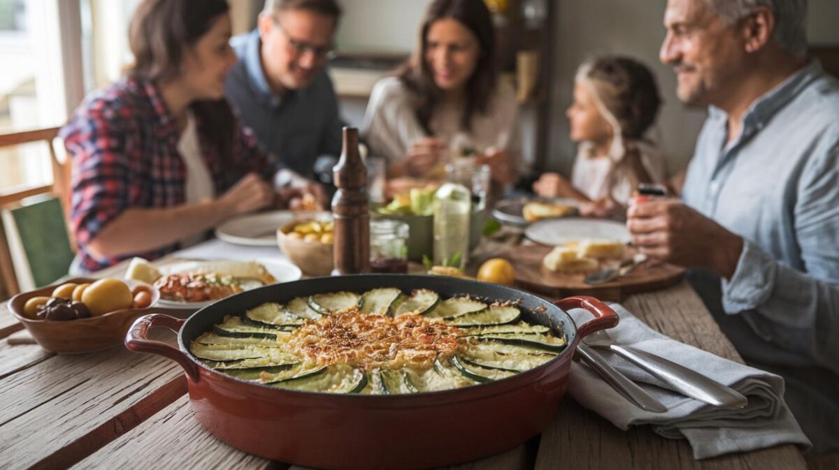 Découvrez comment le gratin de courgettes de grand-mère peut enchanter vos repas familiaux