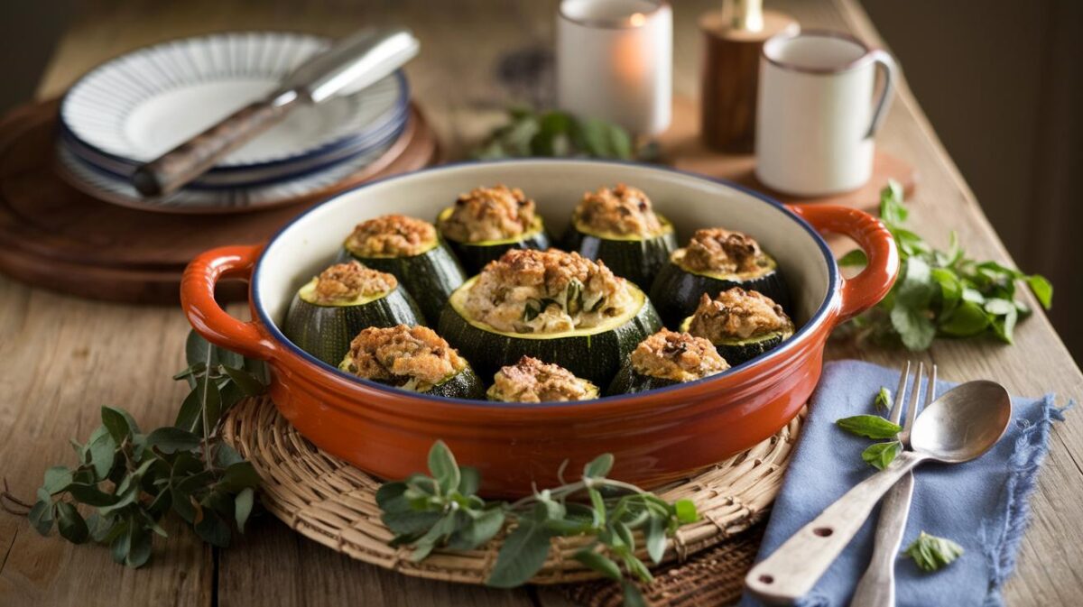 Découvrez comment les courgettes rondes farcies peuvent transformer votre dîner en festin