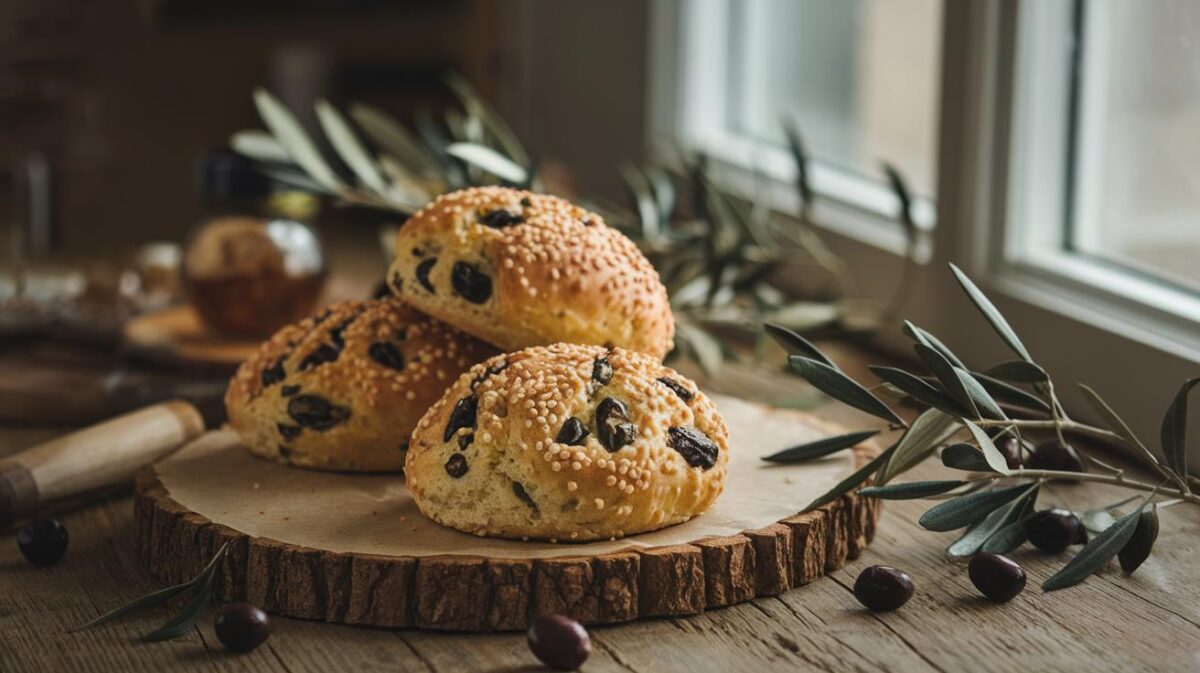 Découvrez comment préparer des petits pains aux olives moelleux et abordables pour égayer vos repas