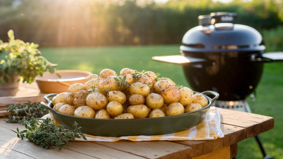 découvrez comment préparer des pommes de terre à l'ail parfaites pour votre prochain barbecue