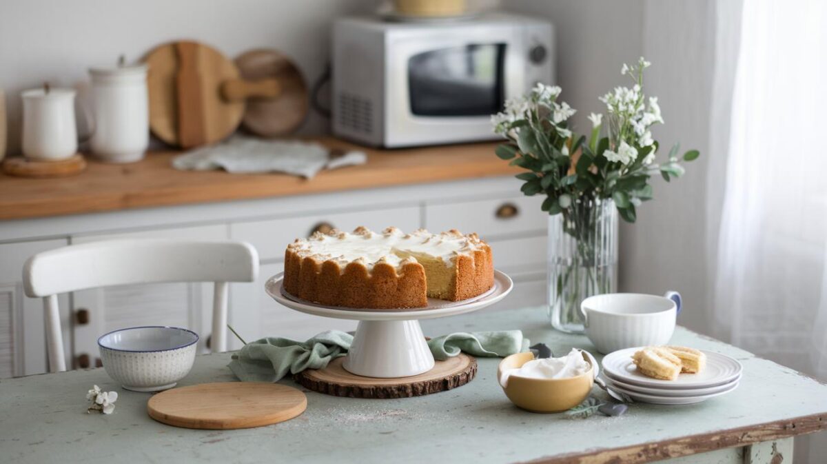 Découvrez comment préparer un délicieux gâteau au yaourt en 10 minutes avec votre micro-ondes