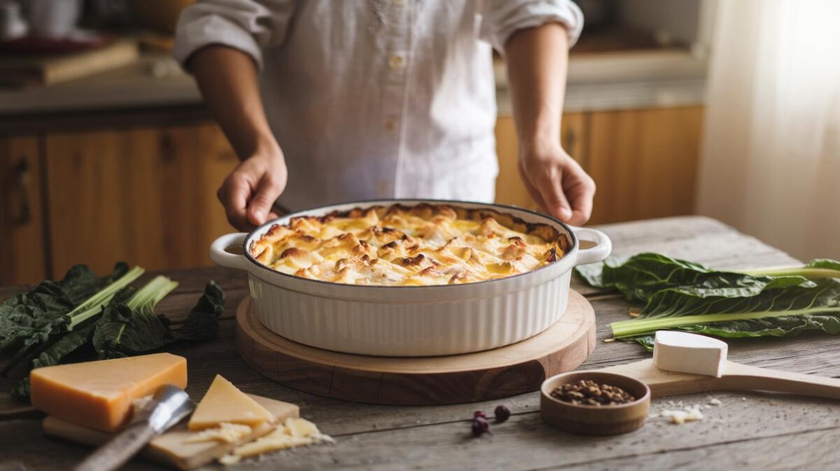 Découvrez comment préparer un délicieux gratin de blettes sans béchamel - une recette facile qui fera le bonheur de vos papilles