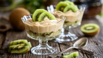 Découvrez comment préparer une mousse de kiwi onctueuse et rafraîchissante - une recette simple pour égayer vos fins de repas