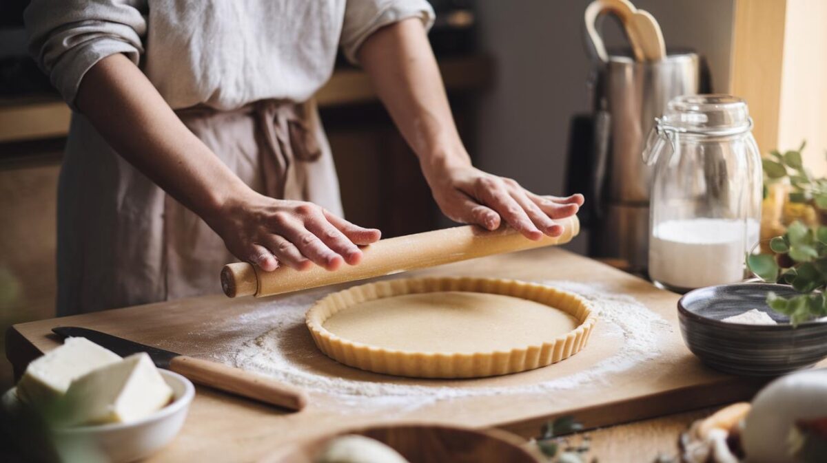 Découvrez comment préparer une pâte à tarte express en moins de 15 minutes, avec seulement deux ingrédients!