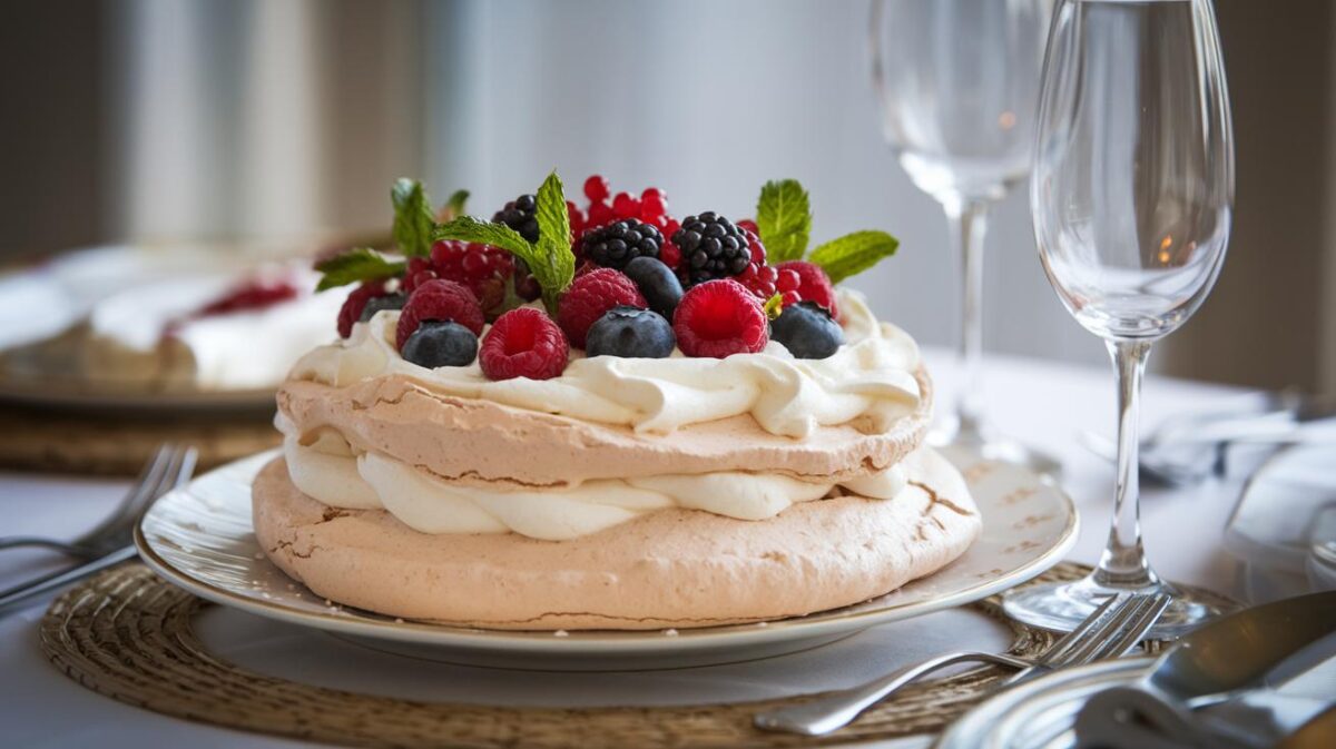 Découvrez comment préparer une pavlova irrésistible et simple, une recette qui éblouira vos invités à coup sûr