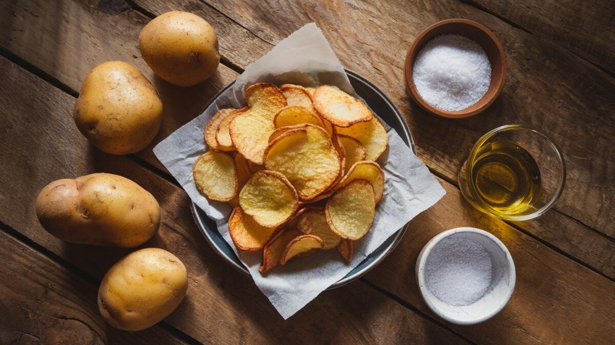 Découvrez comment réaliser des chips saines et croustillantes avec seulement trois ingrédients