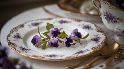 Découvrez comment réaliser des violettes cristallisées et épatez vos invités avec ces douceurs florales!