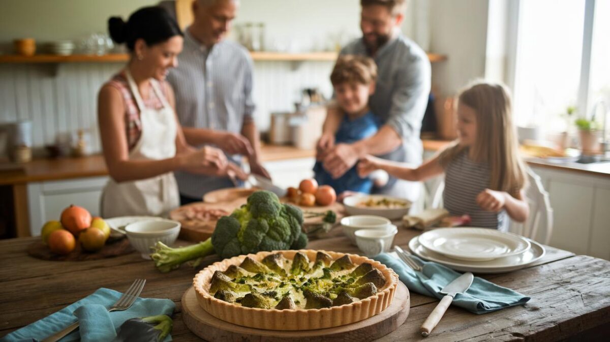 Découvrez comment réaliser facilement la quiche au brocoli de Jamie Oliver pour régaler toute la famille