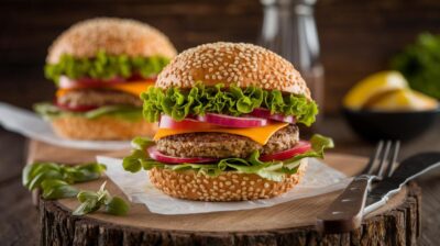 Découvrez comment réaliser un burger végétarien à l'halloumi grillé et avocat qui ravira vos papilles