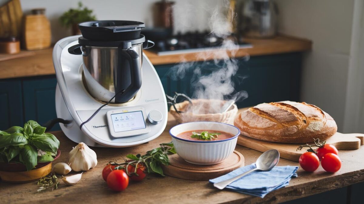 Découvrez comment réaliser une délicieuse soupe au pistou avec votre Thermomix, une recette parfaite pour réchauffer vos soirées