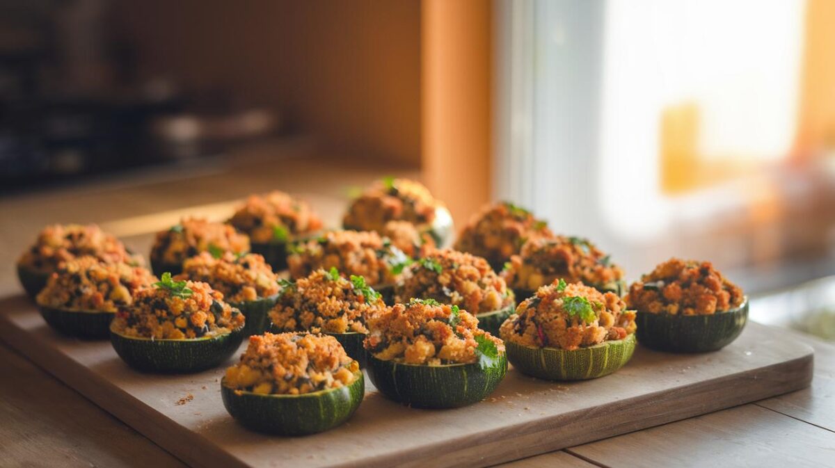 Découvrez comment réinventer votre menu avec des courgettes rondes farcies, un délice pour toute la famille