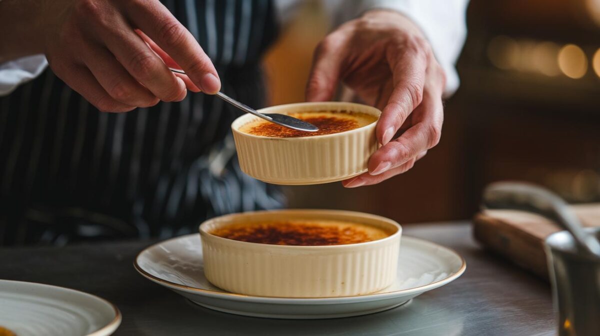 Découvrez comment réussir une crème brûlée parfaite : froide à l'intérieur et caramélisée à l'extérieur